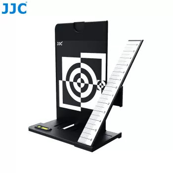 JJC 2v1 šedá karta + kalibrační tabulka ostření pro nastavení autofokusu