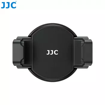 Černý magnetický držák telefonu JJC MS-SPC1 se závitem 1/4 inch a 2 uchyceními na studenou botku pro iPhone MagSafe