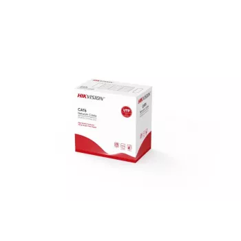 Instalační kabel Hikvision DS-1LN6-UE-W Cat6 UTP 305 m šedý