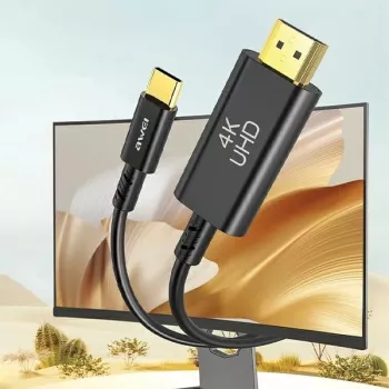 AWEI USB-C to HDMI Adapter Cable 4K 30Hz 2m Black