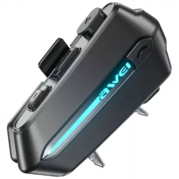 AWEI VS-1 V5.4 Bluetooth Helmet Headset Black