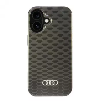 Audi IML Stitching Pattern MagSafe pevné pouzdro pro Apple iPhone 16 6,1 inch - černé
