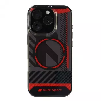 Audi IML Sport MagSafe pevné pouzdro pro Apple iPhone 16 Pro 6,3 inch černé