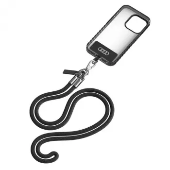 Audi univerzální poutko na telefon 120cm 6mm crossbody černé AU-CBL8-R8/D1-BK