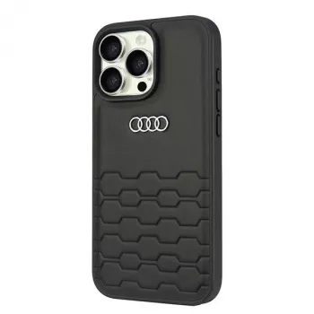 Audi pevné pouzdro z umělé kůže pro Apple iPhone 16 Pro Max 6,9 inch - černé