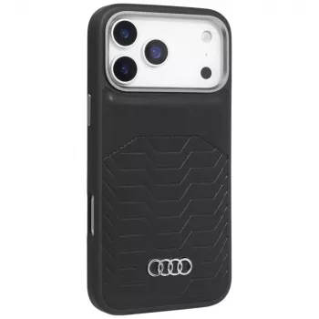 Pouzdro Audi GT z umělé kůže MagSafe pro iPhone 17 Pro černé