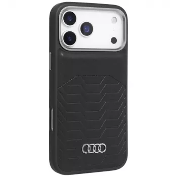 Pouzdro Audi GT z umělé kůže MagSafe pro iPhone 17 Pro Max černé