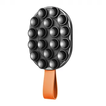 Joyroom JR-ZS393-S Magnetic Car Phone Holder with Suction Cup for 4.7-7 inch Phones - Black-Orange