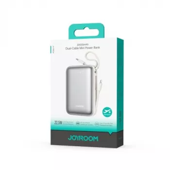 Powerbanka Joyroom JR-PBF29 20000mAh 22,5W s duálním kabelem – bílá