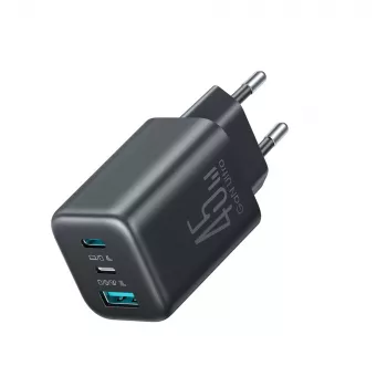 Joyroom JR-TO1 GaN 45W USB-C Lightning USB-A síťová nabíječka – černá