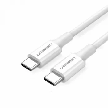 UGREEN kabel USB-C samec na USB-C samec 2.0 US300, 2 m, bílý