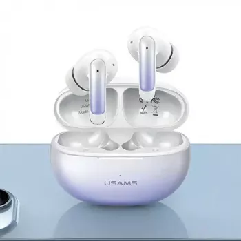 USAMS X-donseries TWS Bluetooth 5.3 sluchátka s ENC, fialovo-modrý přechod (US-XD19)