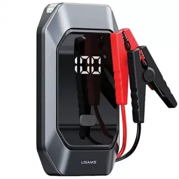USAMS startovací powerbanka 8000mAh s LED svítilnou černá ZB284ZDB01
