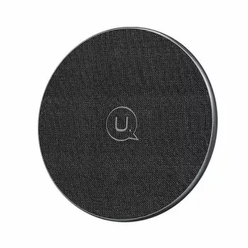 USAMS US-CD223 15W Qi bezdrátová nabíjecí podložka černá