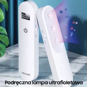 USAMS Mini UV-C ruční sterilizátor bílý ZB159XDD01 (US-ZB159)