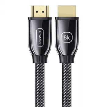 USAMS HDMI 2.1 kabel 3m Ultra HD 8K 48Gbps černý SJ498HD01