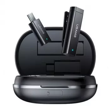 Bezdrátový klopový mikrofon USAMS ENC 2,4 GHz USB-C ZB243MKF01 (US-ZB243)