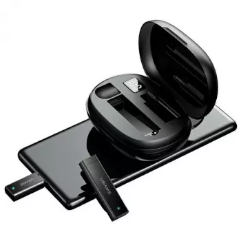 Bezdrátový klopový mikrofon USAMS ENC 2,4 GHz USB-C ZB243MKF01 (US-ZB243)
