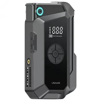 USAMS startovací powerbanka 8000mAh s LED svítilnou černá ZB287