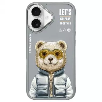 Nimmy Cool&Cute 2.0 Bear pouzdro pro Apple iPhone 16 6,1