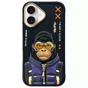 Nimmy Cool&Cute 2.0 Monkey zadní kryt pro Apple iPhone 16 6,1