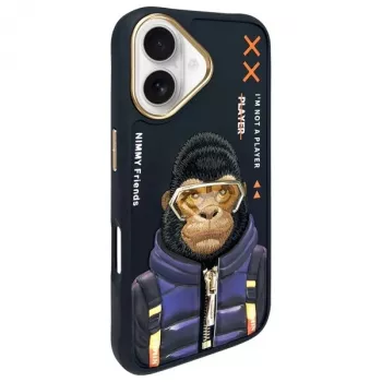 Nimmy Cool&Cute 2.0 Monkey zadní kryt pro Apple iPhone 16 6,1