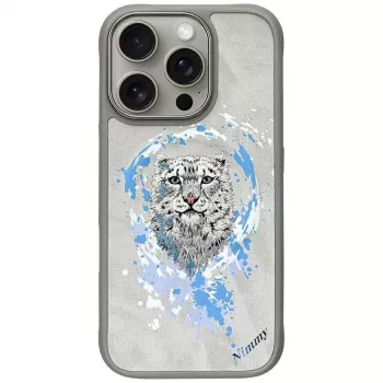 Nimmy Pantera MagSafe pouzdro pro iPhone 16 Pro světle šedé