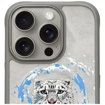 Nimmy Pantera MagSafe pouzdro pro iPhone 16 Pro světle šedé