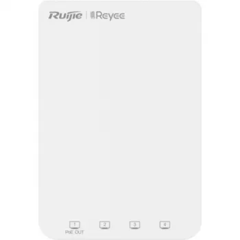 Ruijie Reyee RG-RAP1200(P) dvoupásmový Wi-Fi 5 access point, 5x Gigabit Ethernet, PoE In/Out, AC1200, interiérový, nástěnný/stropní držák, Cloud Managed