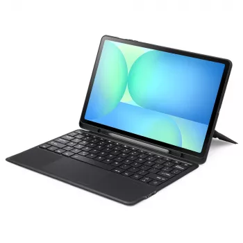 Klávesnicové pouzdro Dux Ducis DK Series pro Samsung Galaxy Tab S10 FE+ (Plus) s podsvícením – černé