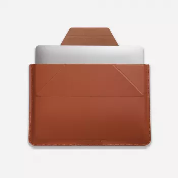 Moft Sleeve 14 pouzdro na notebook s integrovaným stojanem – hnědá