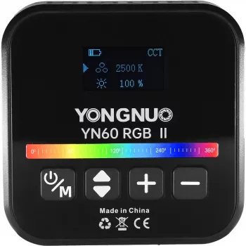 LED Video Light Yongnuo YN60 RGB II - WB (2500K - 9900K), Black