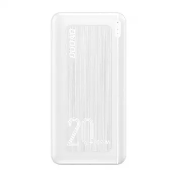 Dudao K12PQ+ powerbanka 20000mAh 20W bílá
