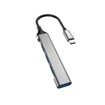 Dudao A16T USB-A hub 4 porty USB 2.0 černý