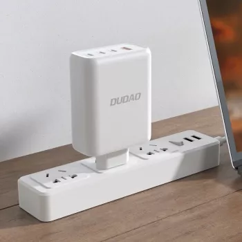 Dudao A140 140W GaN USB-C nabíječka 3xUSB-C 1xUSB-A černá
