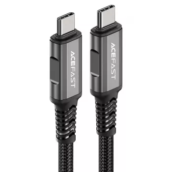 ACEFAST C1-09 kabel USB-C na USB-C USB4 PD3.1 5A, 1 m – šedočerný