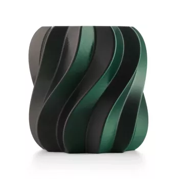 Anycubic PLA Silk Dual Color Filament 1,75mm černý a zelený 1kg