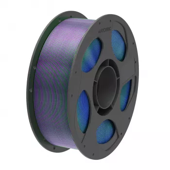 Anycubic PLA Silk Tri-Color Filament 1,75mm modrý, zelený, fialový AHSC14-103