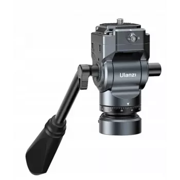 Fluidní videohlavice Ulanzi F38 360° panoramatická s olejovým tlumením, upínací deska Arca-Swiss, nosnost 3 kg, slitina hliníku, černá