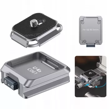 Adaptér rychloupínací desky ULANZI C061 pro gimbally DJI RS 2/3/4 Series - kompatibilní s Arca-Swiss