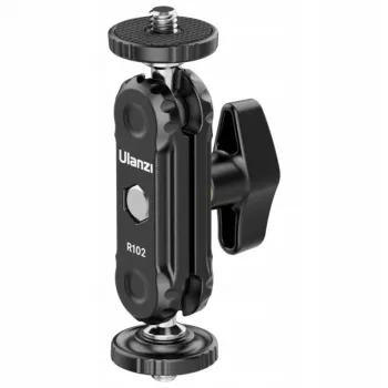 ULANZI R102 Magic Arm 9 cm duální 1/4 inch závit mini kloubové rameno pro camera rig vlogging