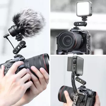ULANZI R102 Magic Arm 9 cm duální 1/4 inch závit mini kloubové rameno pro camera rig vlogging