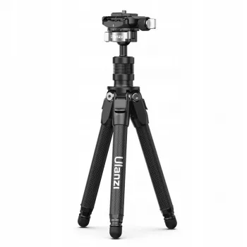 Karbonový mini stativ ULANZI TT35 28 cm s kulovou hlavou, šroubem 1/4 inch, destičkou Arca-Swiss, pro DSLR/bezzrcadlovky/akční kamery/smartphone, černý