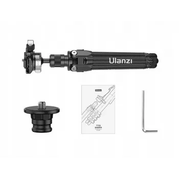 Karbonový mini stativ ULANZI TT35 28 cm s kulovou hlavou, šroubem 1/4 inch, destičkou Arca-Swiss, pro DSLR/bezzrcadlovky/akční kamery/smartphone, černý