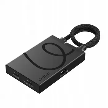 ULANZI H1 4-in-1 USB-C hub s HDMI 4K a 3× USB-C PD 3.0 10Gbps