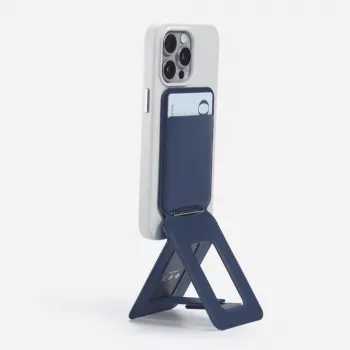 Moft Movas Snap Tripod MagSafe magnetická peněženka a stojan na telefon - námořnická modrá