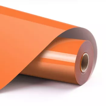 LOKLIK Basic Heat Transfer Vinyl - oranžový - 30,5 x 180 cm (12 inch x 6 inch)