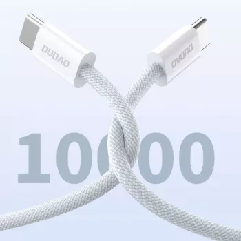 Dudao L6C kabel USB-C na USB-C 60W PD 1m bílý