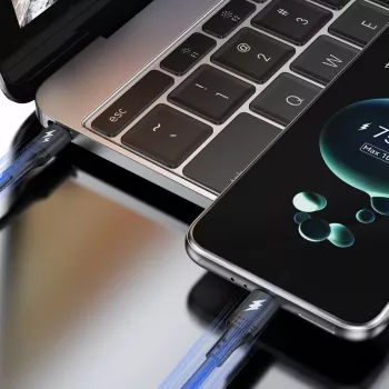 Dudao L3CC kabel USB 2.0 USB-C 60W 2m černý