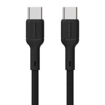 Dudao L9C USB-C na USB-C 1m černý nabíjecí a datový kabel